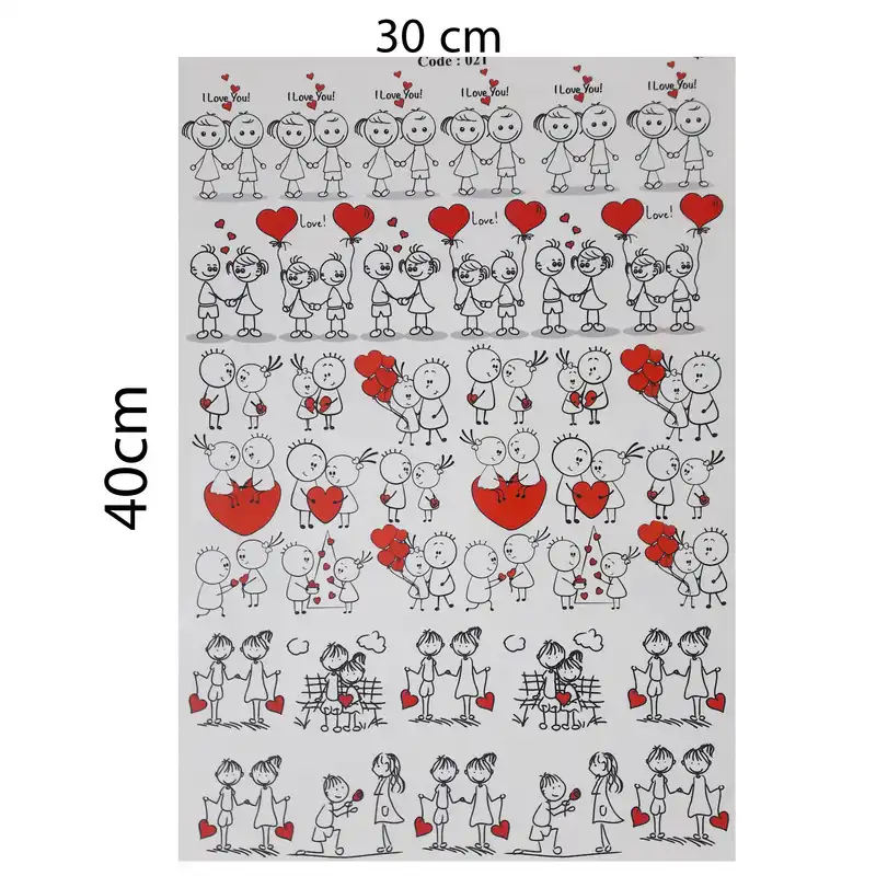 برچسب ترنسفر مدل LOVE IS