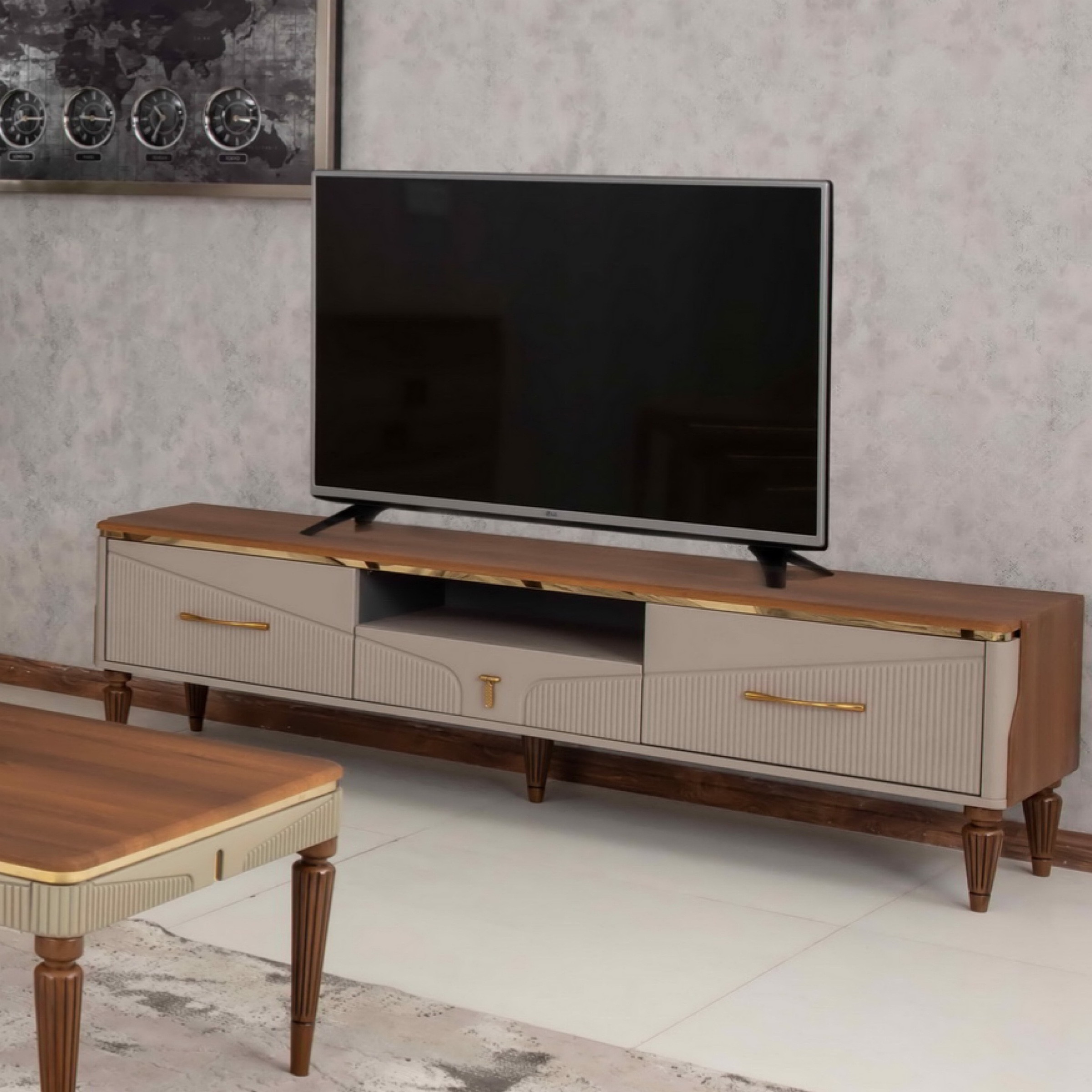 میز تلویزیون ررویال.سی.او مدل لیندا 180