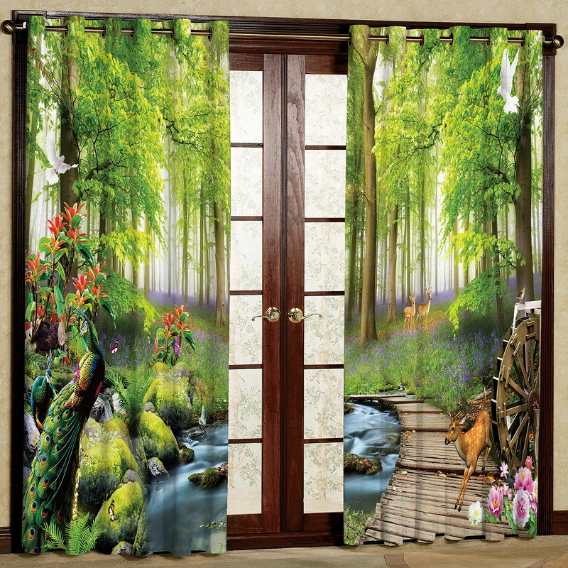 پرده مدل مخمل پانچی کد 2274T2 سایز 200x140 سانتی متر