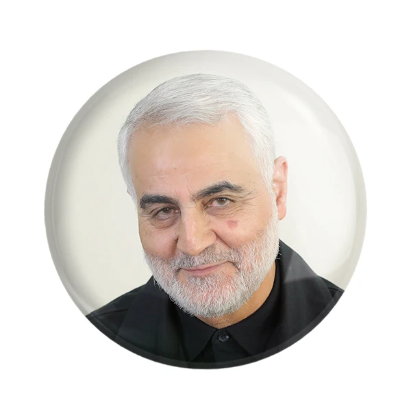 مگنت خندالو طرح سردار قاسم سلیمانی کد 12599
