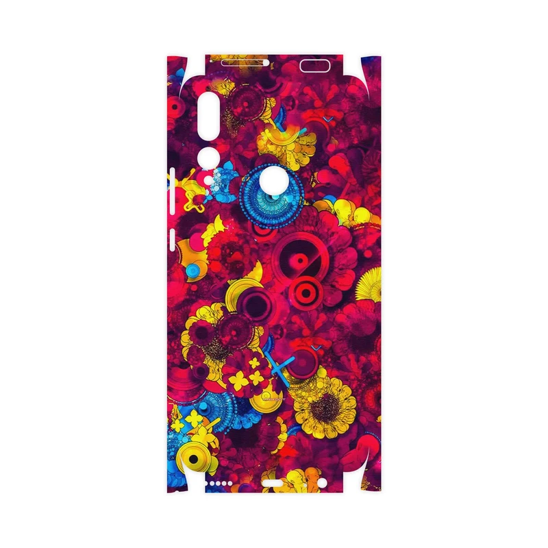 برچسب پوششی ماهوت مدل Vector Flower Garden Digital Art-FullSkin مناسب برای گوشی موبایل هوآوی Y9 Prime 2019