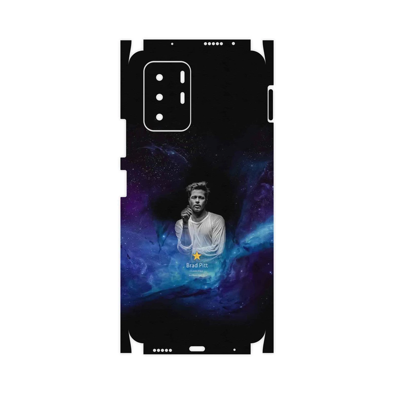 برچسب پوششی ماهوت مدل Brad Pitt-FullSkin مناسب برای گوشی موبایل شیائومی Redmi Note 10 Pro (China)