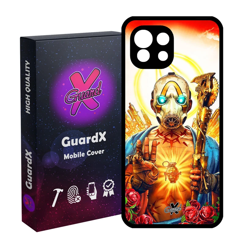 کاور گارد ایکس طرح Borderlands مدل Glass10068 مناسب برای گوشی موبایل شیائومی Mi 11 Lite
