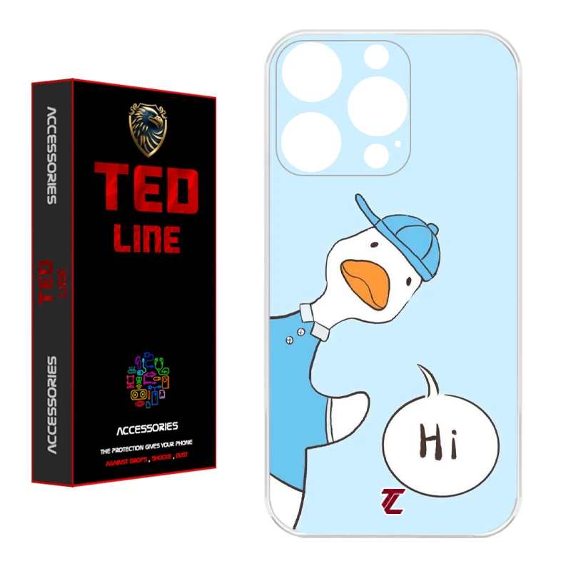 کاور تد لاین طرح اردک کد 1104 مناسب برای گوشی موبایل اپل Iphone 15 Pro Max