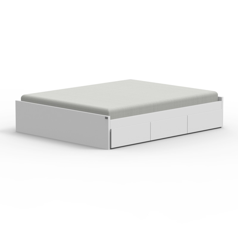تخت خواب دونفره اسمردیس مدل R115 - MDF سایز 200*160 سانتی متر