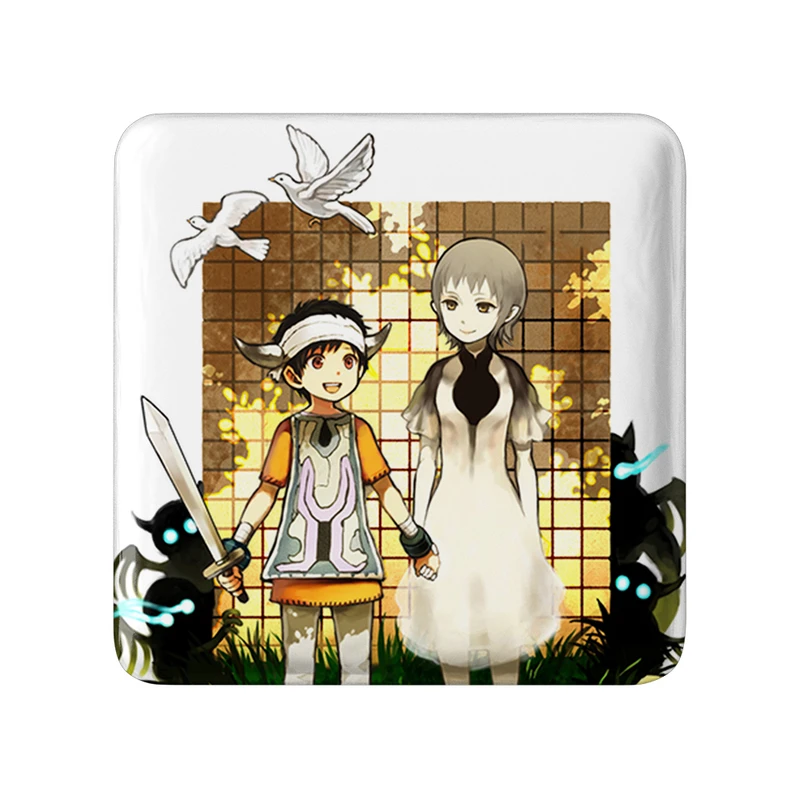 پیکسل خندالو طرح بازی ایکو (Ico) مدل مربعی کد 35574