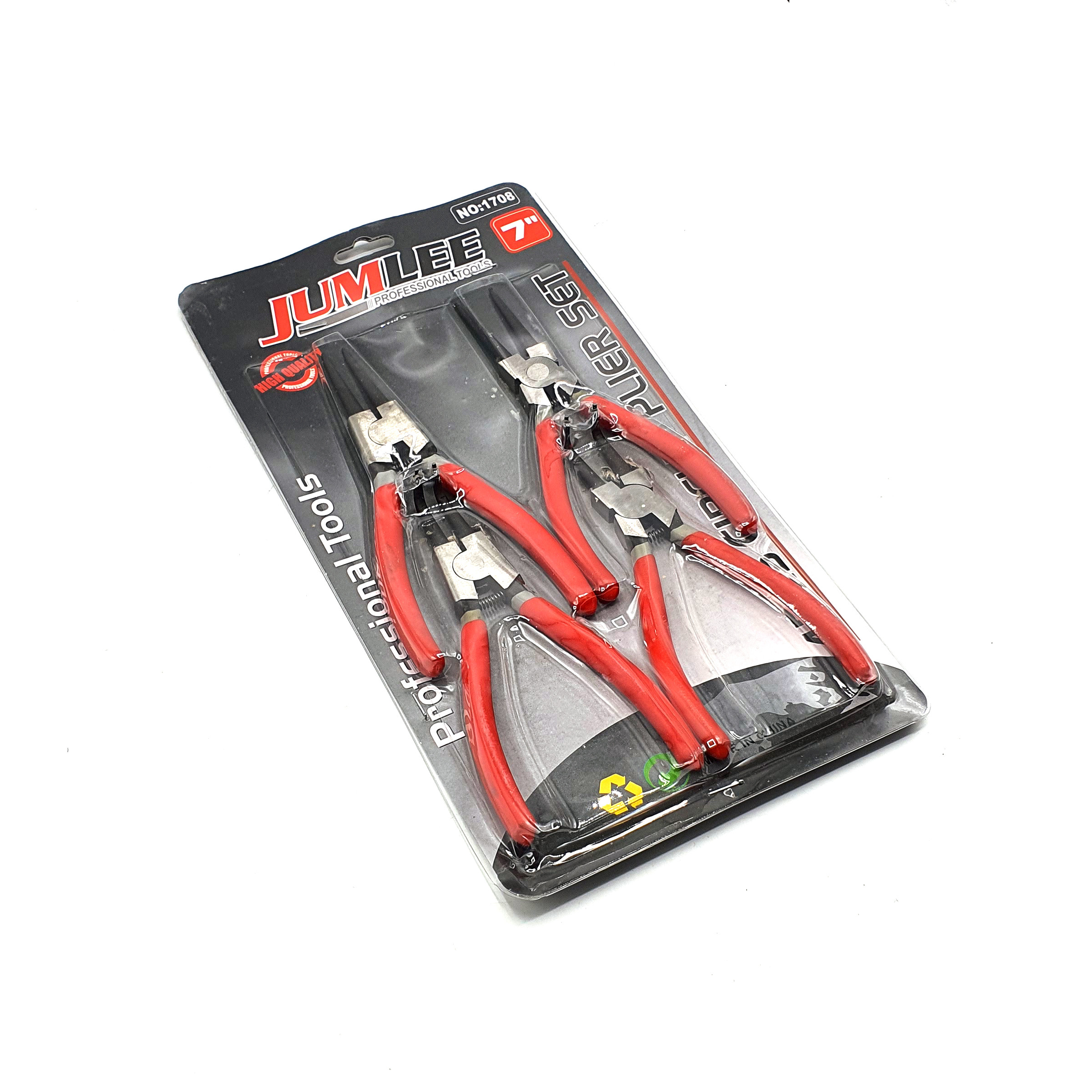 انبر خار باز کن و خار جمع کن جاملی مدل 1708 سایز 7 اینچ مجموعه 4 عددی