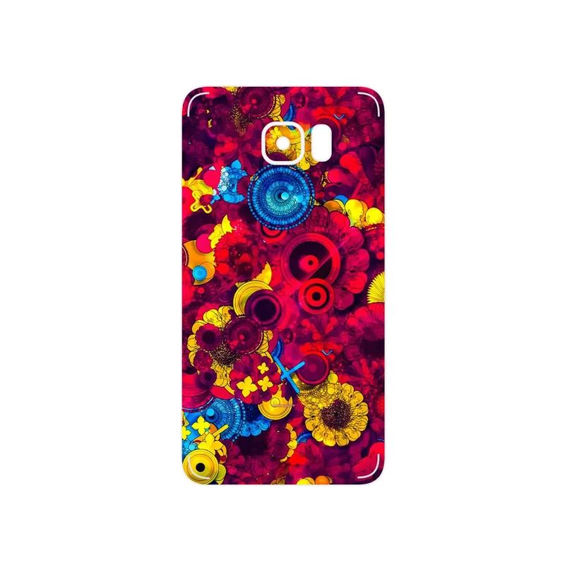 برچسب پوششی ماهوت مدل Vector Flower Garden Digital Art مناسب برای گوشی موبایل سامسونگ Galaxy Note 5