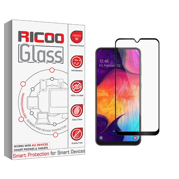 محافظ صفحه نمایش سرامیکی ریکوو مدل +HD مناسب برای گوشی موبایل سامسونگ galaxy A10s
