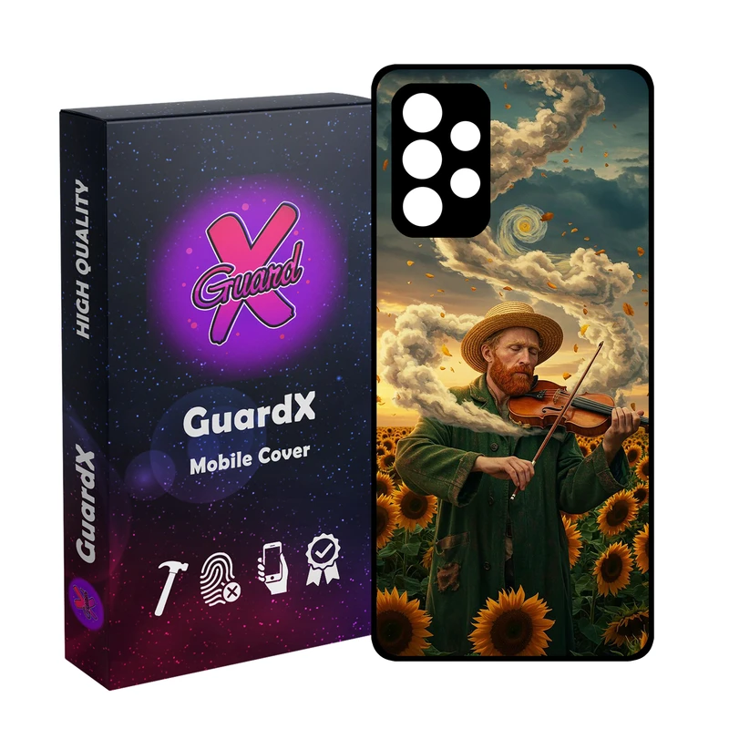 کاور گارد ایکس طرح ویولن ونگوگ مدل 10906 مناسب برای گوشی موبایل سامسونگ Galaxy A52/A52S
