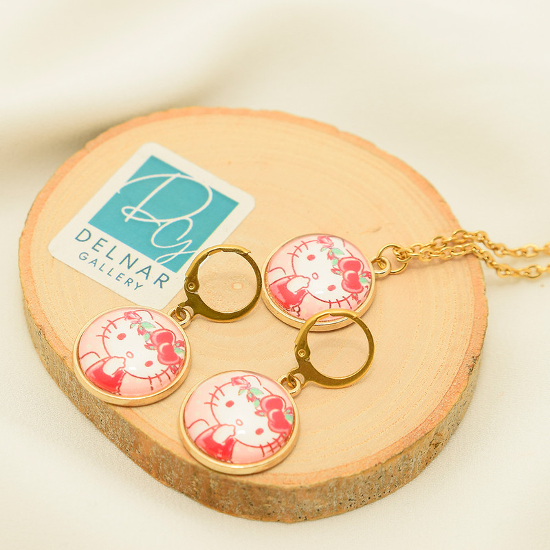 نیم ست دخترانه دلنار گالری مدل کیتی و رز