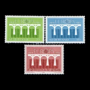 تمبر یادگاری مدل خارجی مجموعه 3 عددی