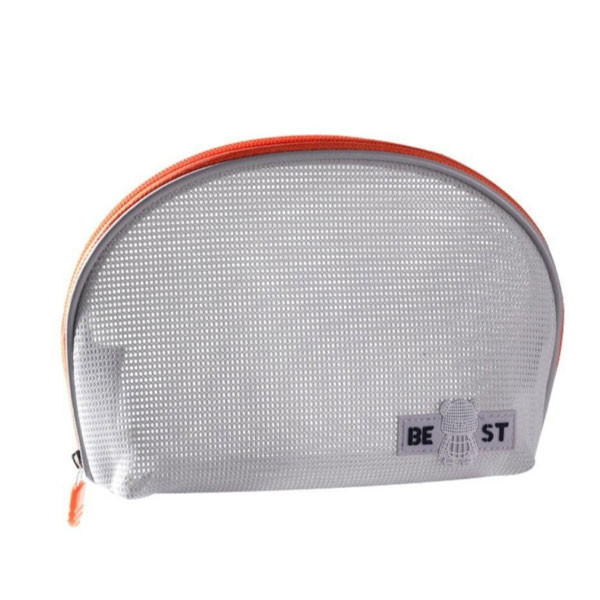 کیف لوازم آرایش زنانه مدل نیم گرد