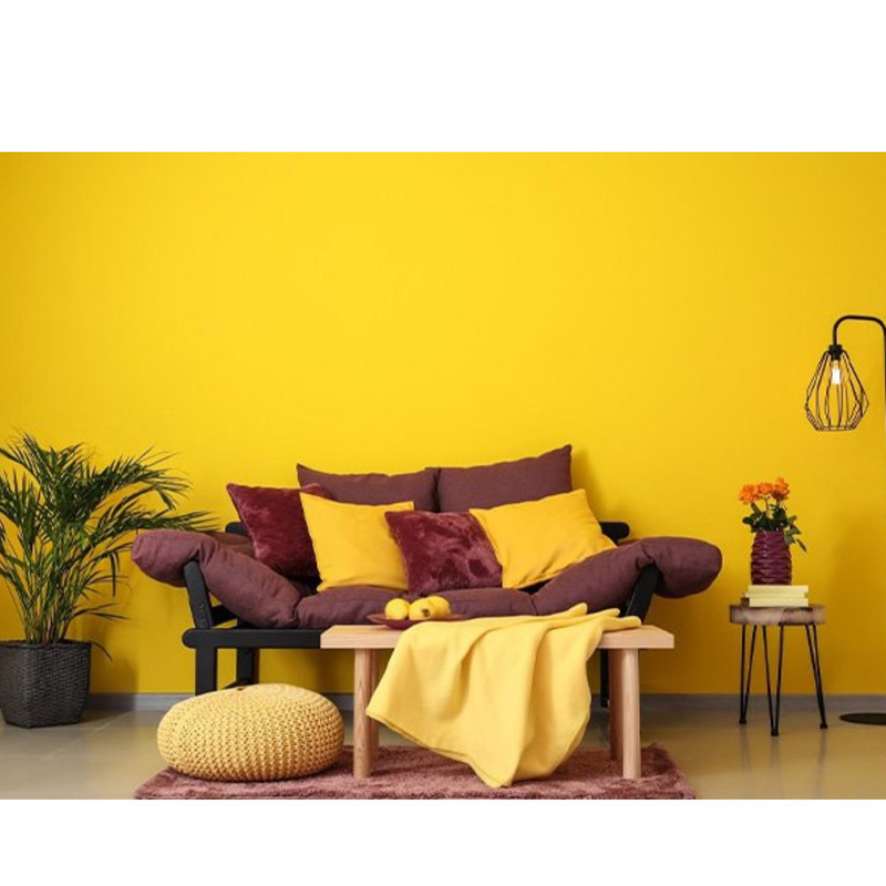 رنگ تمام پلاستیک زرد پارس شیان کد P302 حجم 1 لیتر