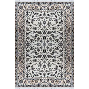 فرش دستبافت ۶ متری مدل افشان نایین کد 710