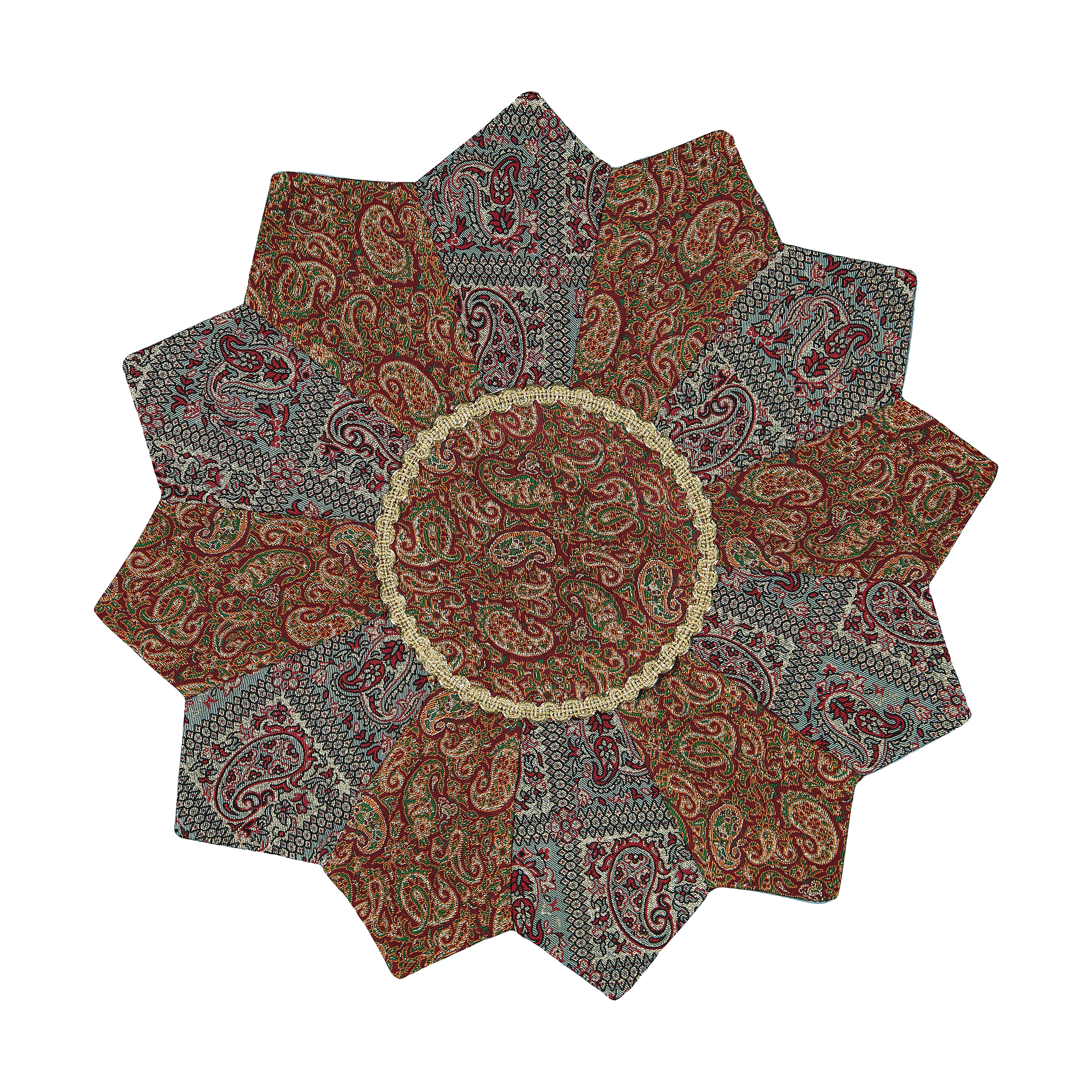 رومیزی ترمه مدل T01