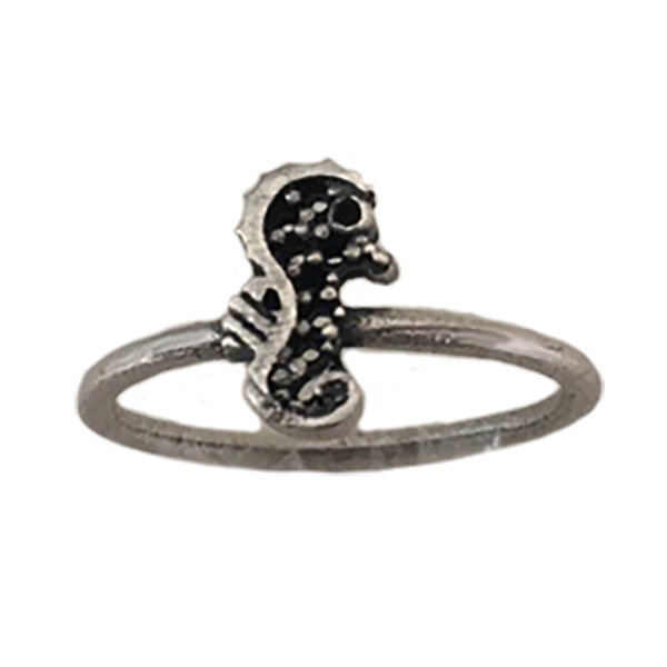 بند انگشتی زنانه مدل اسب آبی کد a276