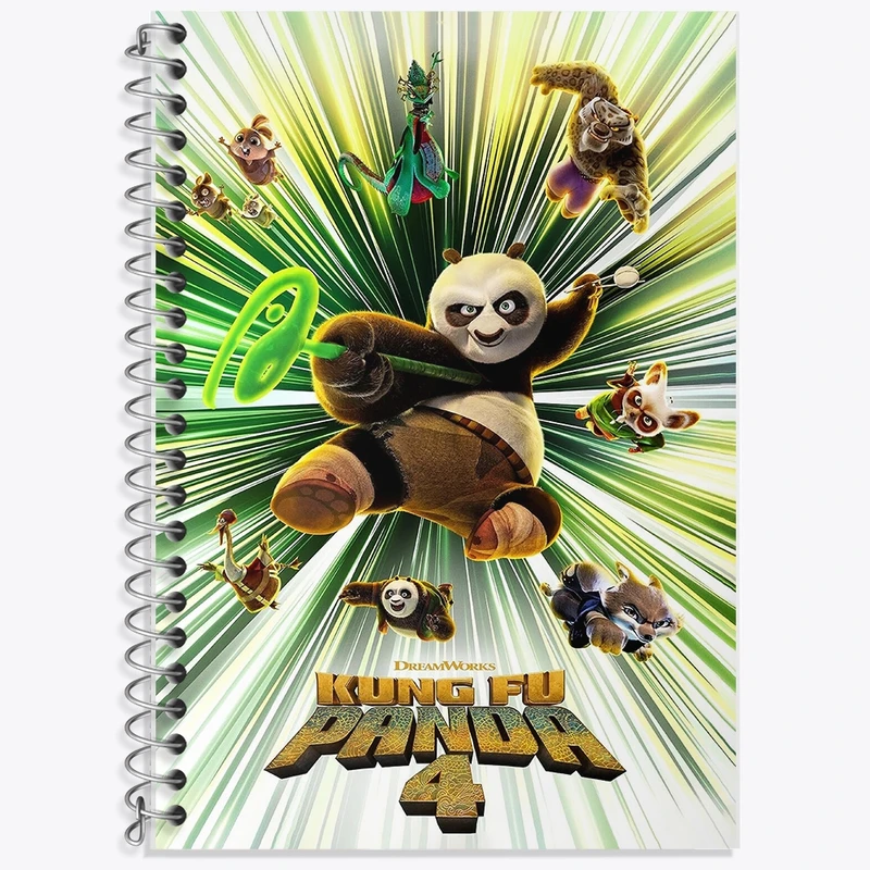 دفتر لغت 50 برگ خندالو طرح پاندای کونگ فو کار کد F2148