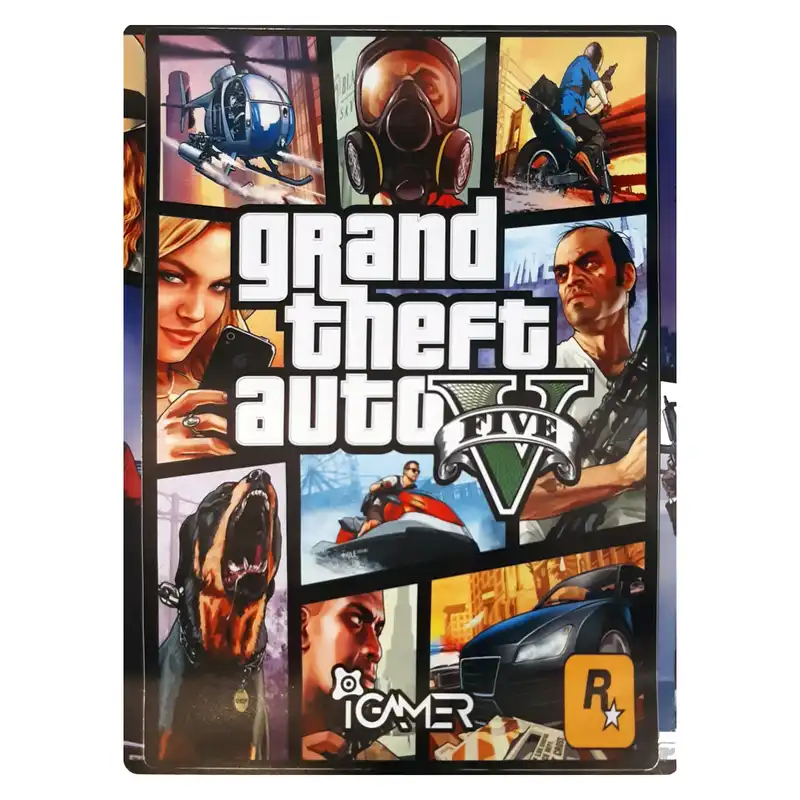برچسب پلی استیشن 5 آیگیمر مدل GTA V