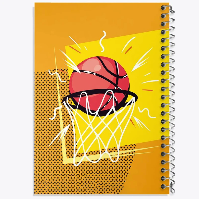 دفتر لیست خرید 50 برگ خندالو طرح بسکتبال Basketball کد 26466