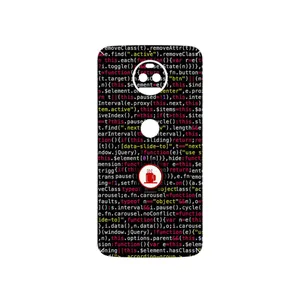 MAHOOT Programming 1 Cover Sticker for Motorola Moto G5S Plus