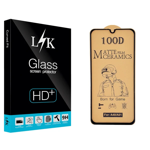 محافظ صفحه نمایش سرامیکی ال کی مدل +LITE مناسب برای گوشی موبایل سامسونگ Galaxy A01