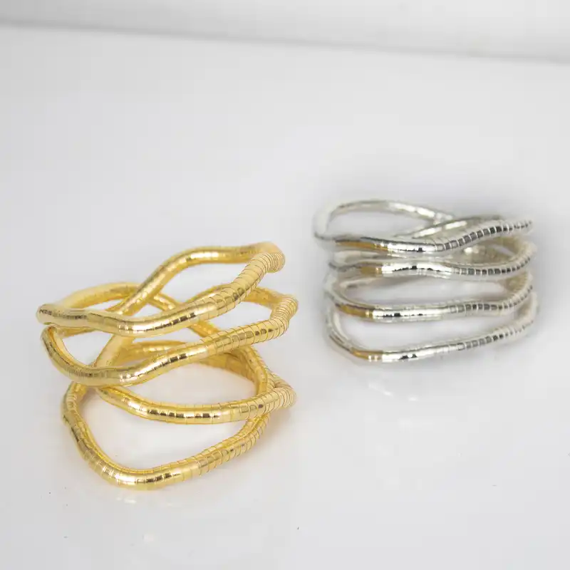 دستبند زنانه مدل آریا طرح مار کد 01