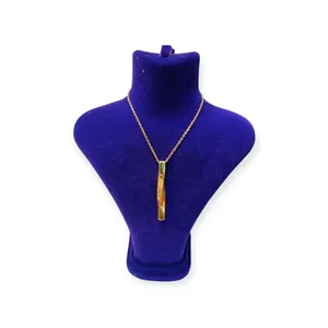 گردنبند مردانه مدل بنگل طلایی کد r1105