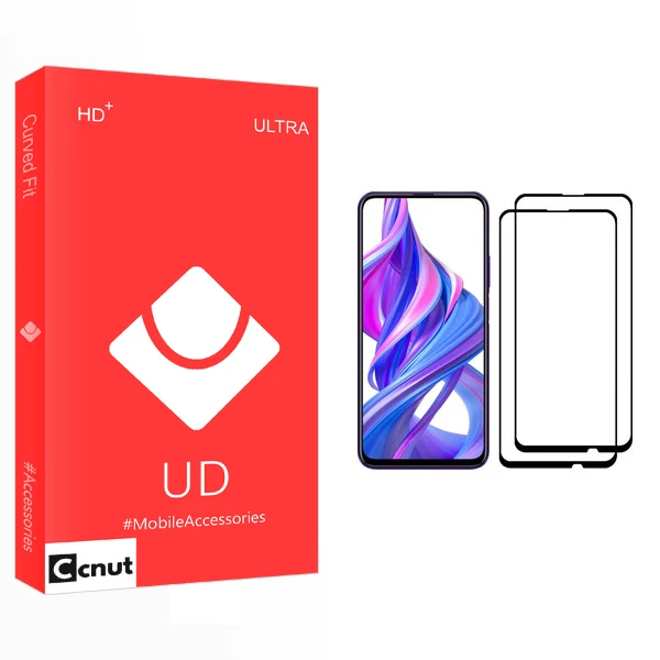 محافظ صفحه نمایش کوکونات مدل UD Glass مناسب برای گوشی موبایل آنر 9X Pro بسته دو عددی