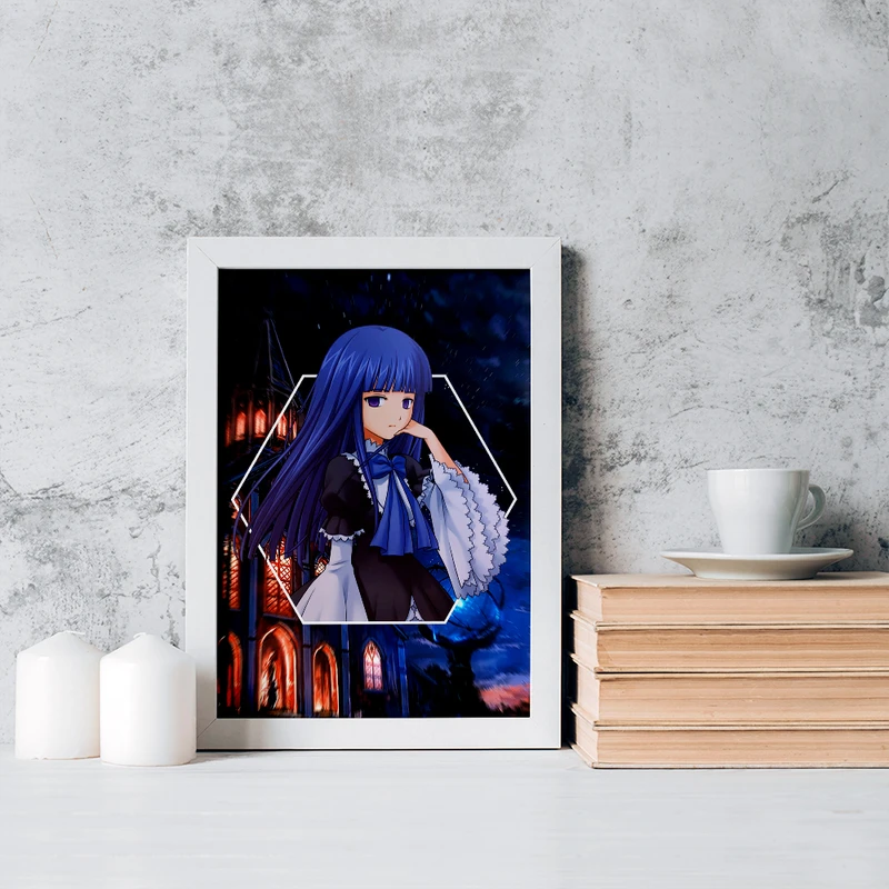 تابلو خندالو مدل دختر انیمه ای کد 18048