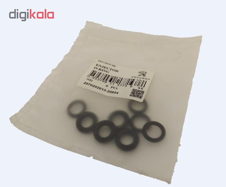 واشر اورینگ انژکتور کد 20854 مناسب برای پژو 206 بسته 8 عددی