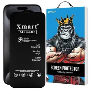 Epicoy Xmart Ag Matte Glass Screen protector for Apple iphone 15 Pro