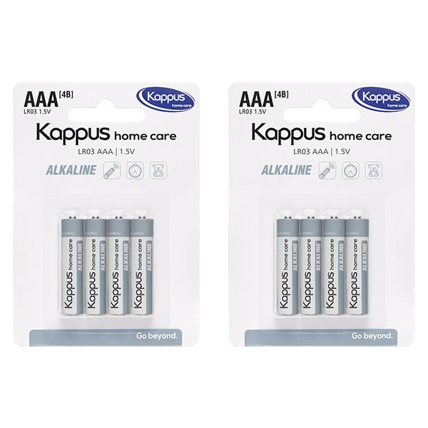 باتری قلمی کاپوس هوم کر مدل آلکالاین  بسته 8 عددی