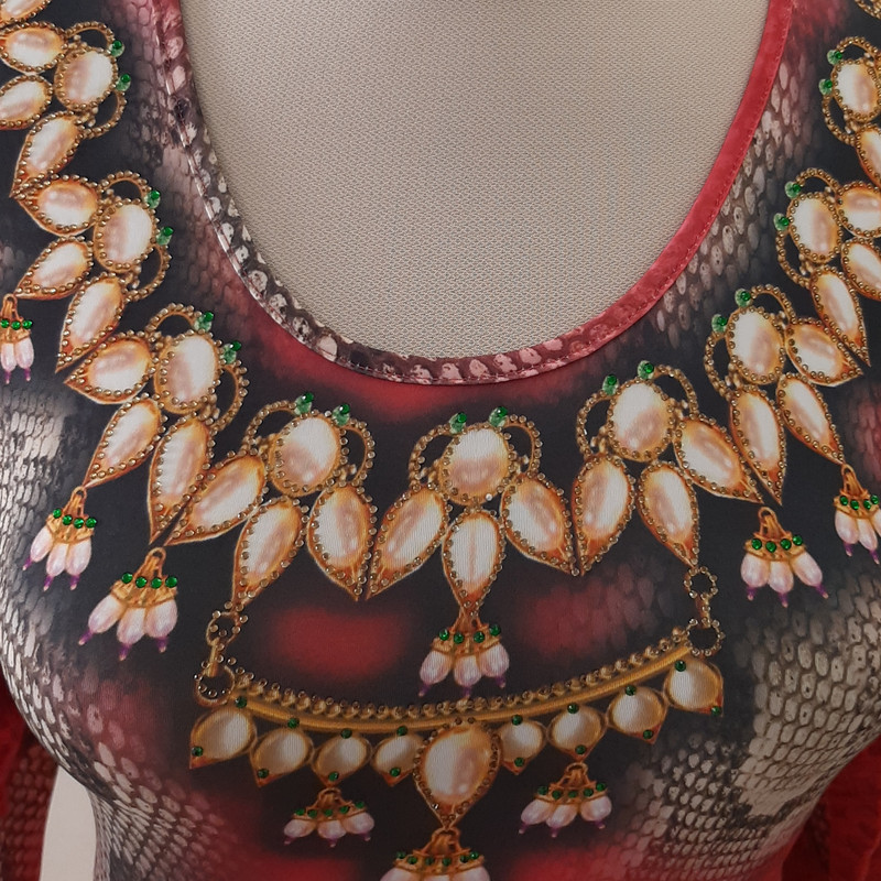 پیراهن زنانه مدل پوست ماری