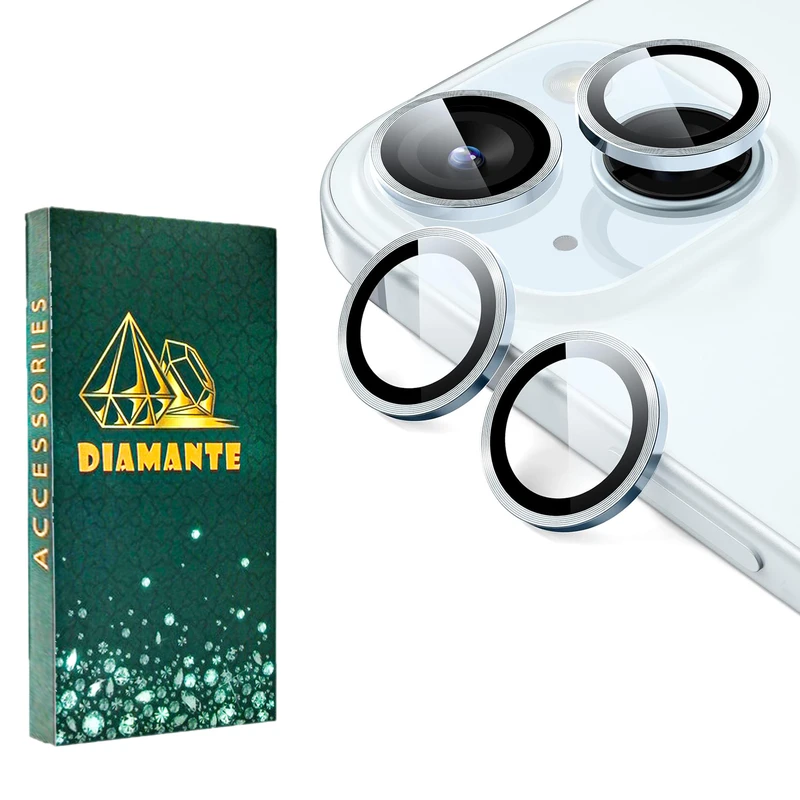 محافظ لنز دوربین فلزی دیامانته مدل Lenz Gn مناسب برای گوشی موبایل اپل iPhone 15