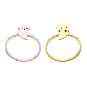 انگشتر زنانه ماصرم مدل بهترین دوست کد Ri3041 مجموعه 2 عددی