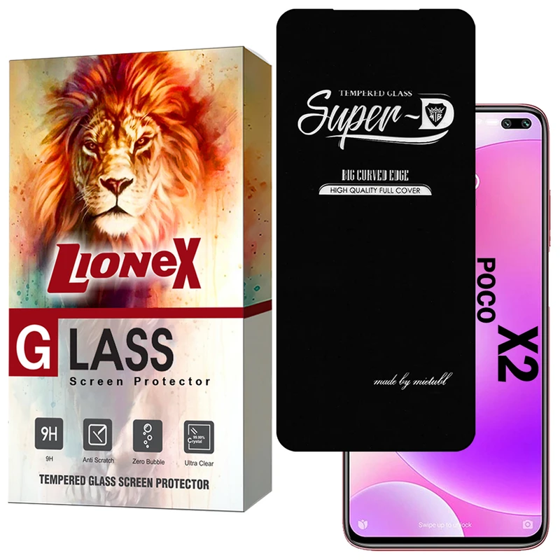 محافظ صفحه نمایش لایونکس مدل SUPERDNL مناسب برای گوشی موبایل شیائومی Poco X2