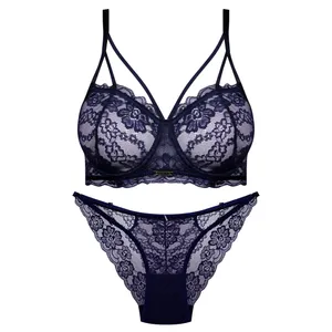 ست شورت و سوتین زنانه ماییلدا مدل فنردار گیپوری کد 4691-8585