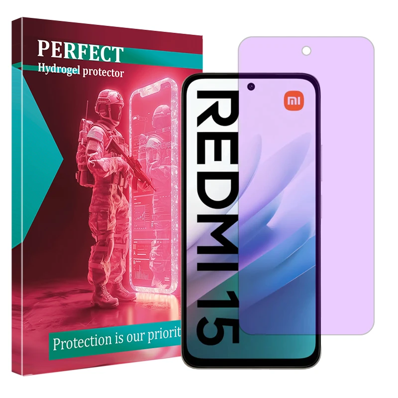محافظ صفحه نمایش آنتی پرپل پرفکت مدل Eye care مناسب برای گوشی موبایل شیائومی Redmi 15 4G