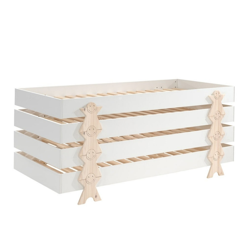 تخت خواب تک نفره مدل S-24 سایز 90×200 سانتی متر