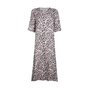 پیراهن ساحلی یقه هفت زنانه افراتین مدل پلنگی کد 9608