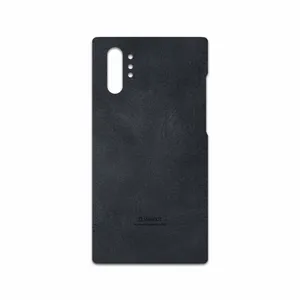 MAHOOT Graphite Buffalo Leather Cover Sticker for Samsung Galaxy Note 10 Plus
