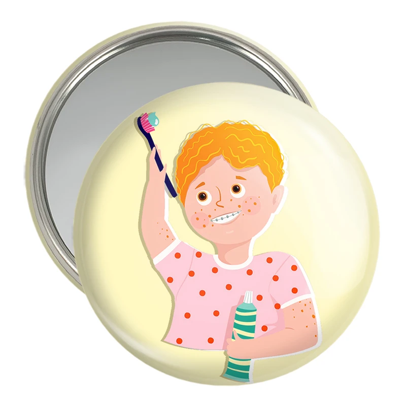 آینه جیبی خندالو مدل دندان و دندانپزشکی کودکانه کد 27750