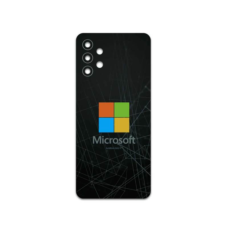 برچسب پوششی ماهوت مدل Microsoft-Logo مناسب برای گوشی موبایل سامسونگ Galaxy M32 5G