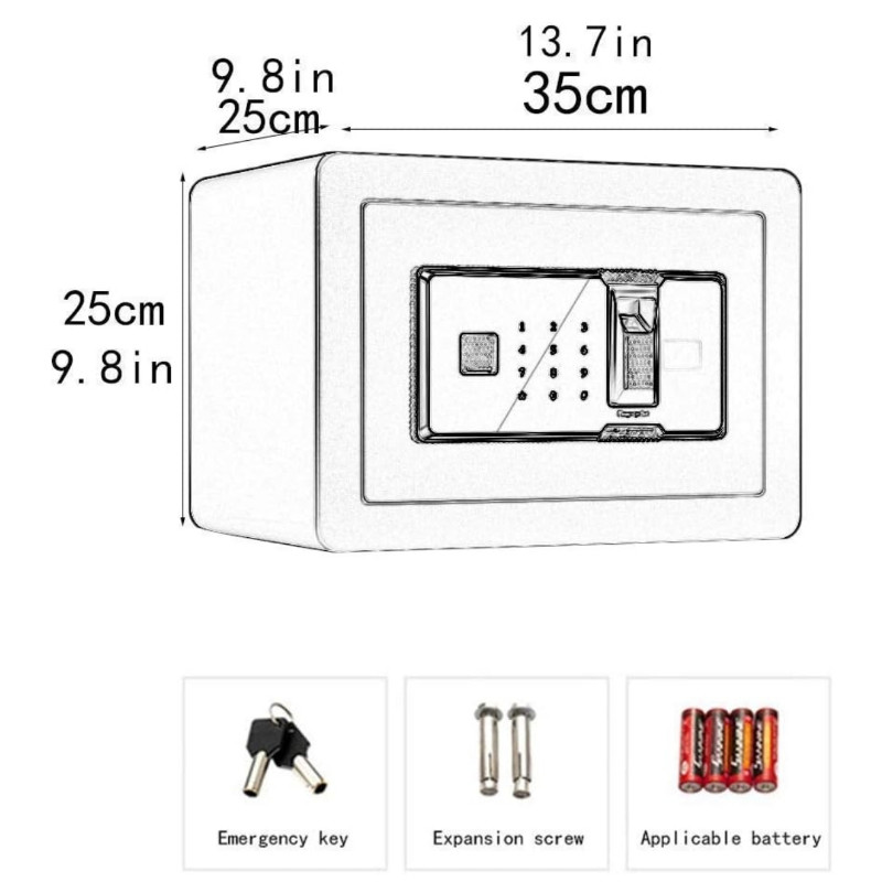 صندوق الکترونیکی روبیک مدل RB25QC9