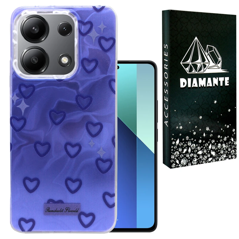 کاور دیامانته مدل Ghalbi Bk مناسب برای گوشی موبایل شیائومی Redmi Note 14s