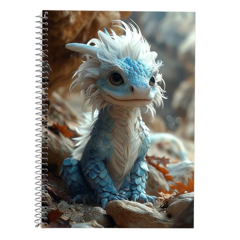 دفتر لغت 50 برگ مدوپد طرح اژدها کد DF16796