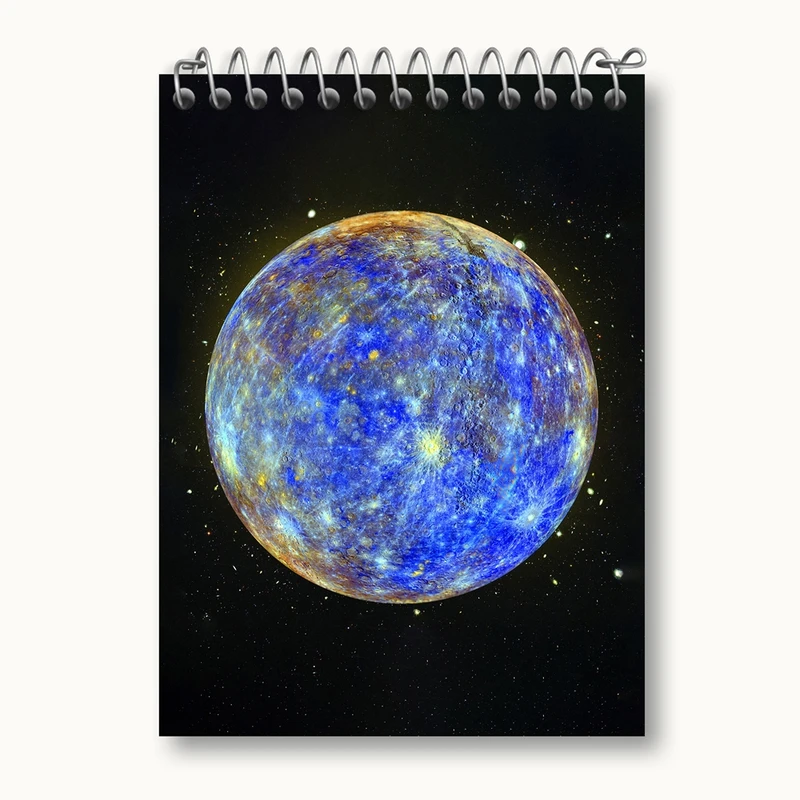 دفتر یادداشت 50 برگ خندالو مدل سیاره عطارد کد 25355
