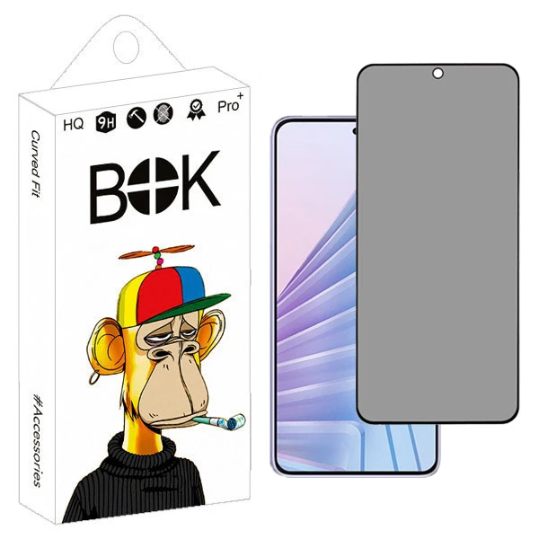 محافظ صفحه نمایش حریم شخصی بوک مدل Privacy Touch مناسب برای گوشی موبایل شیائومی redmi Note 14