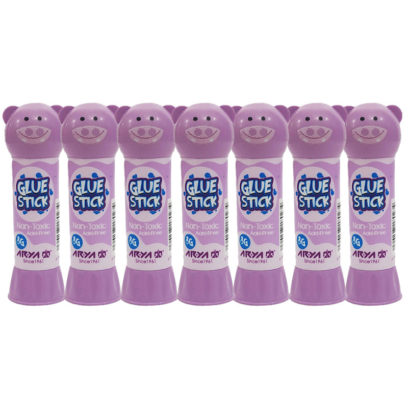 چسب ماتیکی آریا طرح خوک بسته 24 عددی